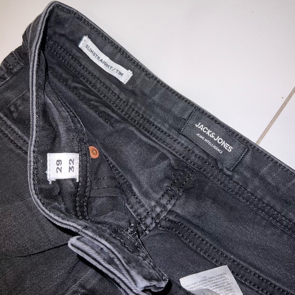 Jack & Jones slim straight black jeans - Picture 4 of 4